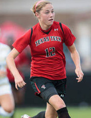 college soccer player Janine Beckie Texas Tech