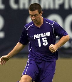 college soccer player Portland Steven Evans