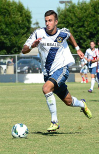 club soccer player LA Galaxy Justin Dhillon