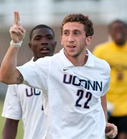 uconn mens college soccer player