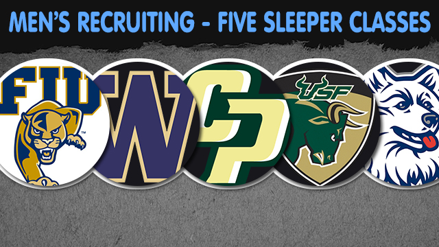 Five boys recruiting classes with potential