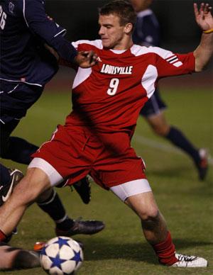louisville mens college soccer player coling rolfe