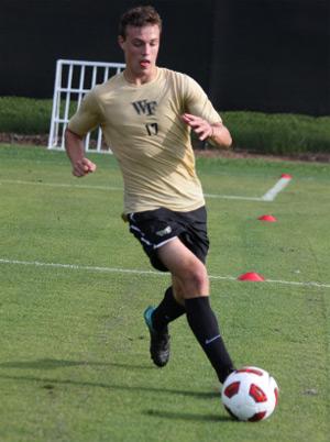 wake forest mens college soccer player andy lubahn