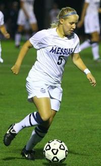 Holly Burgard, Messiah, college soccer