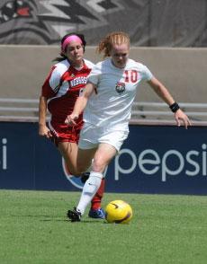 New Mexico women's college soccer player Roxie McFarland
