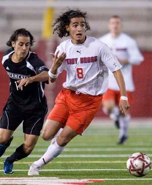 mens college soccer player