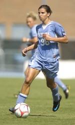 Women's college soccer player Tobin Heath.