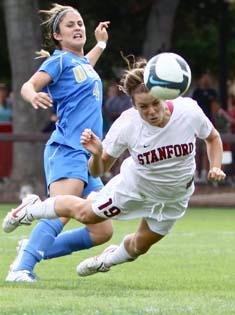Women's college soccer player Kelley O'Hara.