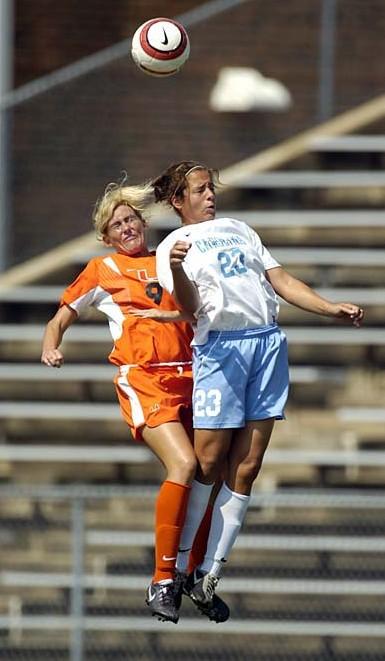 Womens' college soccer player Casey Nogueira.