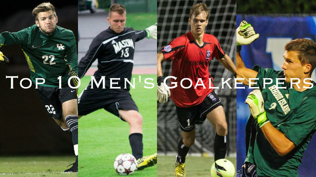 Top 10 goalkeepers in men's college soccer