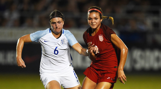 USA can’t hold onto lead against England