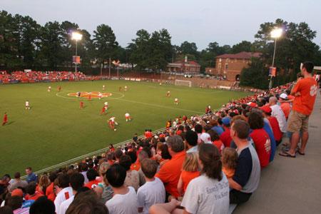 mens and womens college soccer stadium