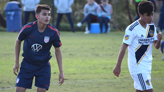 U15 BNT battles against older LA Galaxy