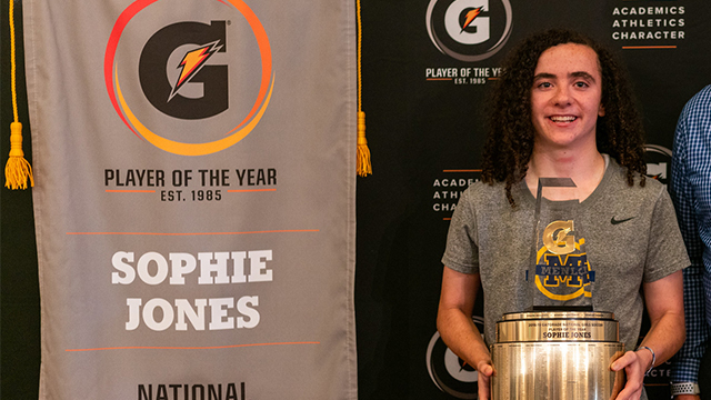 Sophie Jones named Player of the Year