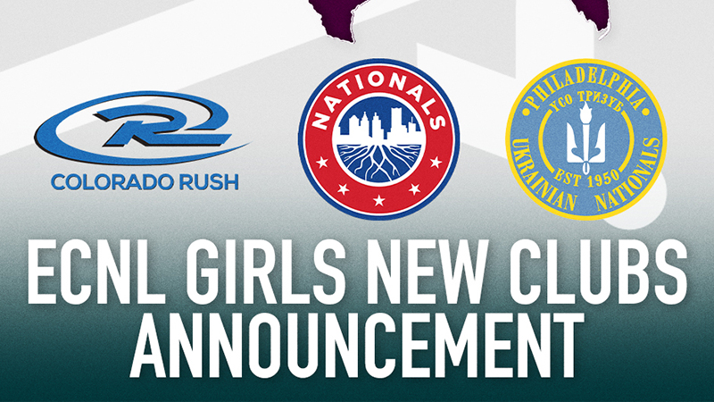 ECNL Girls Announces New Clubs for 2024-25
