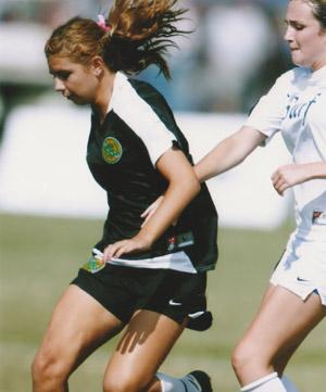 girls youth club soccer player charlotte braschia