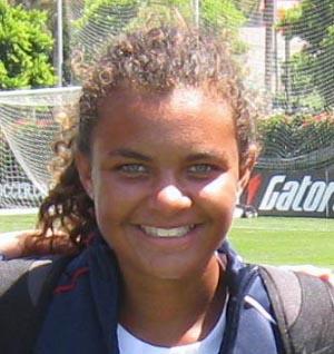 elite girls youth club soccer player Maya Theuer