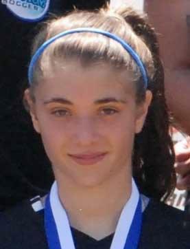 elite girls club soccer player Madison Meehan