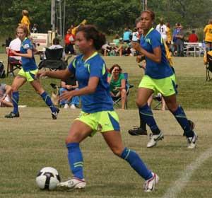 elite girls club soccer players