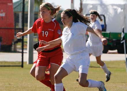 College coaches see top club soccer talent