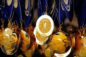 elite boys club soccer tournament medals