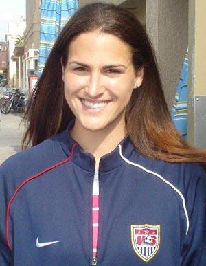 Club soccer player Rachel Nuzzolese at 