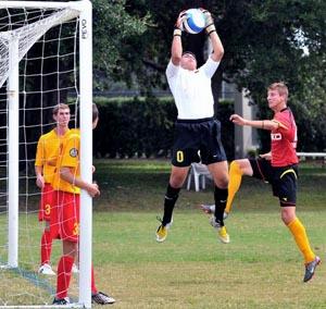 Elite club soccer player Michael Attal of the Clearwater Chargers club soccer team.