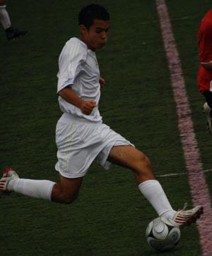 Elite club soccer player Dominic Bonilla.