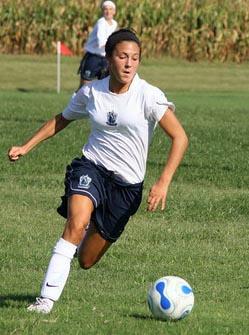 Elite club soccer player Jessica Kelley.