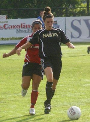 Elite club soccer player Annie Steinlage.