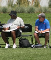 college soccer coaches watch club soccer boys play