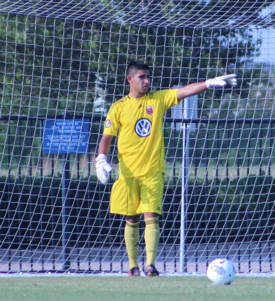 D.C. United Academy club soccer goalkeeper