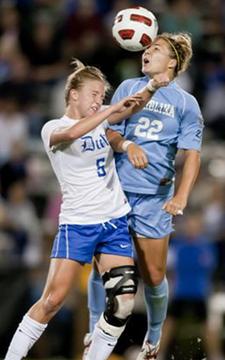 women's college soccer players Brooks and Kerr