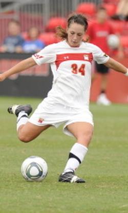 college soccer player Maryland Danielle Hubka
