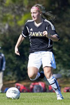 club soccer player Rachel Marble Michigan Hawks