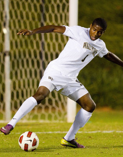 college soccer player Wake Forest Sean Okoli