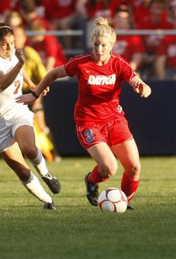 dayton womens college soccer player colleen williams