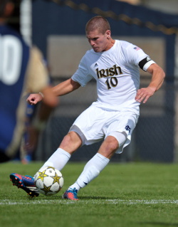 college soccer player notre dame dillon powers