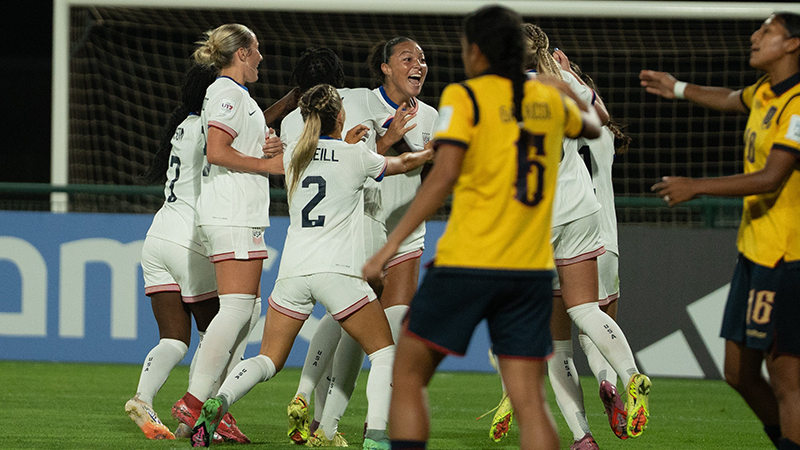 U17 WNT Wins World Cup Opener over Ecuador