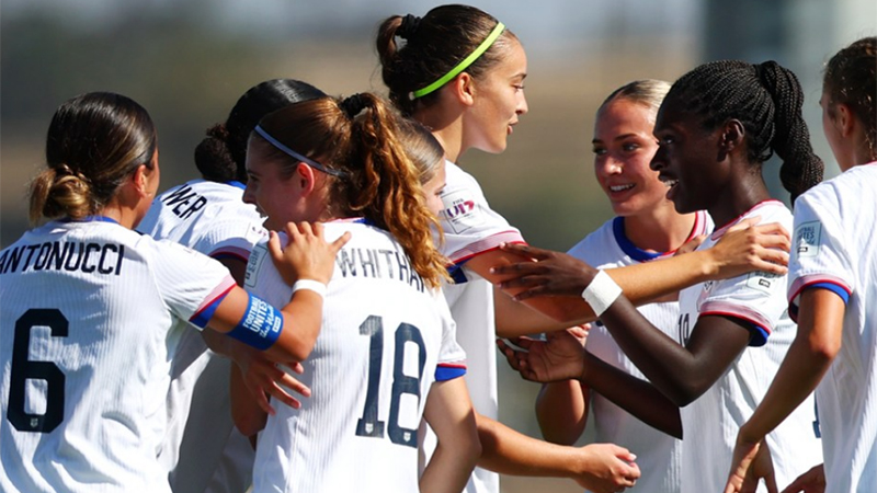 U17 WNT Dominates Norway in a 5-0 Win