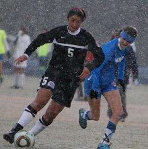 girls youth club soccer players