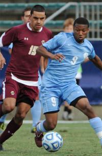 north carolina men's soccer player jordan mccrary