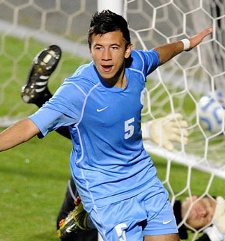 college soccer player north carolina mikey lopez