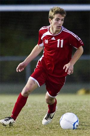 boys youth club soccer player Travis Wannemuehler