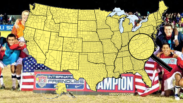 600 Ranked Club Boys Players by State