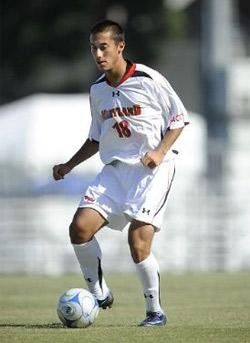 maryland men's college soccer player alex lee