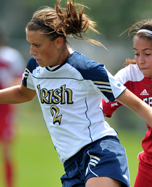 college soccer player Mandy Laddish notre dame