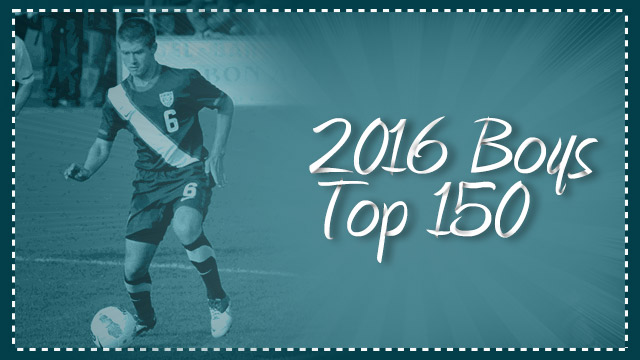 Fall Ranking Update for 2016 Boys is Out