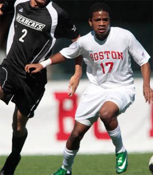 boston university men's college soccer player stephen knox