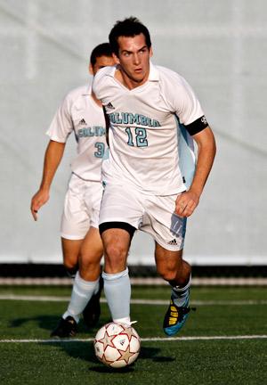 columbia men's college soccer plyaer mike mazzullo